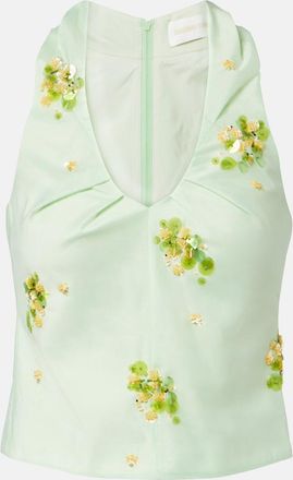 Shushu/Tong Sequined top