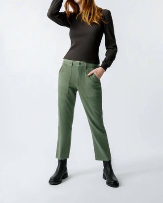 Amo Easy Army Trousers In Tea Leaf