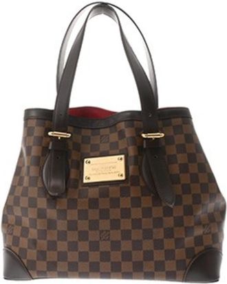 Louis Vuitton Brown Damier Canvas Tote Bag (Pre-Owned)