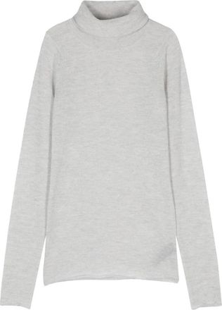 Haikure T0535 Perla Ruth Turtleneck - Dames - Coltruien - Grijs - L - Truien & Vesten