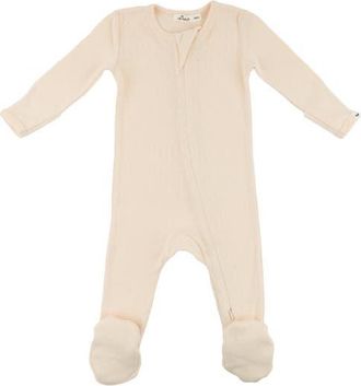 Oh Baby! Twinkle Pointelle Footie in Natural at Nordstrom, Size 3M