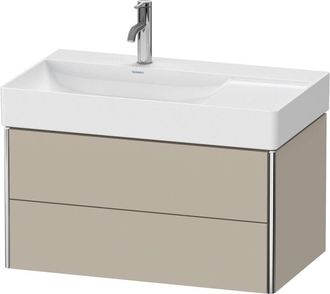 Duravit Xsquare Mueble De Ba&ntilde;o De Pared 78,4x46,0 Cm, 2 Cajones, - Duravit