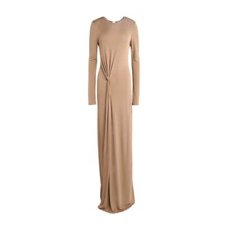 Saint Laurent Dames, Jurken, Beige, Maat: XS Viscose