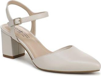 Life Stride Amaryllis Ankle Strap Pump in Bone at Nordstrom, Size 7.5