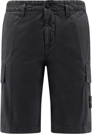 Stone Island Shorts Schwarz