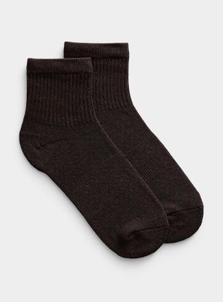 Simons Womens Solid colour ankle socks