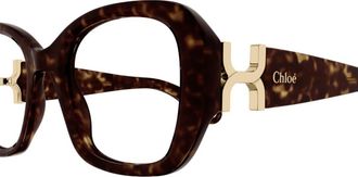 Chloé Ch0239o-002havana-havana-transparent