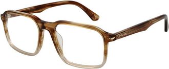 Police Brown Cellulose Acetate Glasses Mens (Frames)
