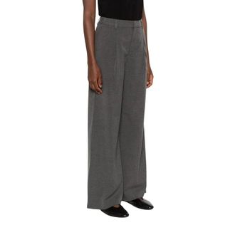 Gestuz Paula Wide Trousers - female - Gestuz - Wide Trousers - Gray - 2XS - Trousers