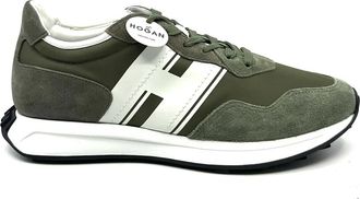Hogan H601 Sneakers - Heren - Sneakers - Groen - 40 1/2 EU - Su&egrave;de - Schoenen