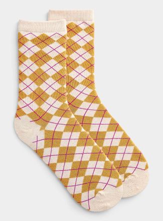 Simons Womens Argyle socks
