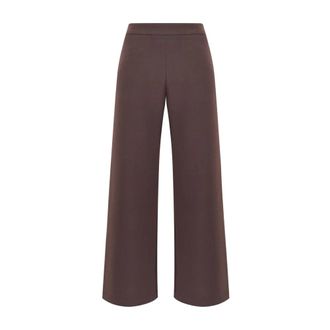 Maliparmi Pantaloni Eleganti Opachi - - Trousers - Donna - Marrone - XL