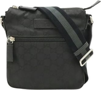 Gucci Pre-owned Schoudertas - Dames - Vintage Schoudertas - Zwart - ONE Size - Leer - Vintage