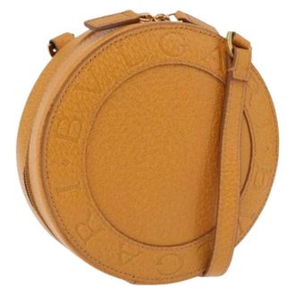 Bulgari Pre-owned Vintage Shoulder Bag - Dames - Pre-owned - Geel - Maat: ONE Size Leer
