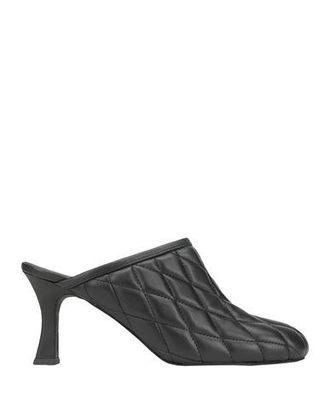 8 by YOOX QUILTED LEATHER MULES