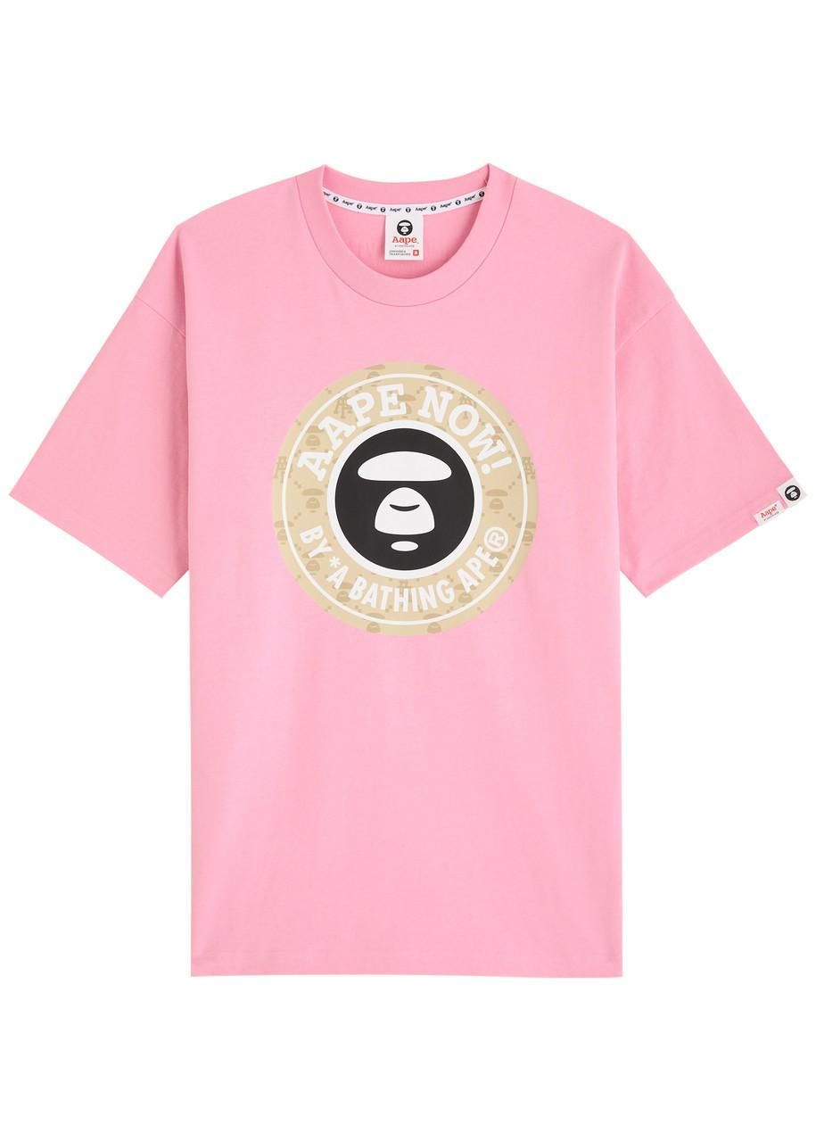 黒 A BATHING ピンク APE Tシャツ