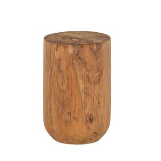Woood Mesa auxiliar redonda de madera d35 cm