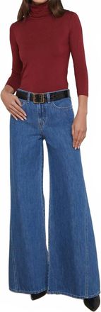 L'agence Beau High Rise Wide Leg Jeans In Glendora