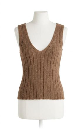 Z Supply Acadia Sweater Tank Top In Palo Santo