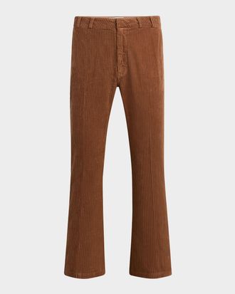 Hudson Mens Walker Bootcut Corduroy Trousers