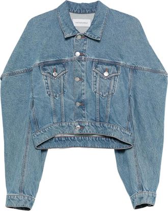 Viktor & Rolf Giacca denim crop - Blu