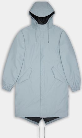 Rains Womens Rains Unisex Fishtail Parka - Pool 147 - Blue - Size: 10/8