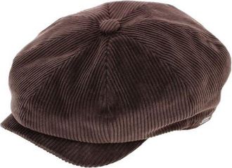Wigens Mens Brisbane Moss Corduroy Retro Newsboy Cap in Dark Brown at Nordstrom, Size 61