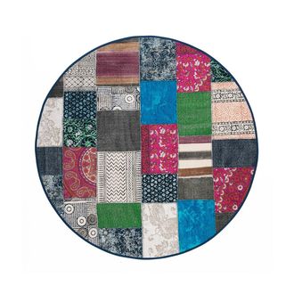 Oresteluchetta Carpet YANTRA COLOURS PATCH ROUND
