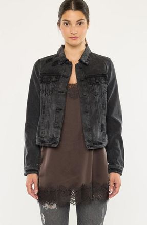Kancan Henney Classic Trucker Jacket in Dark Gray at Nordstrom, Size X-Large