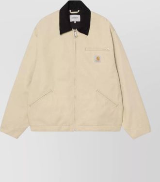 Carhartt Work in Progress blazer nylon silk contrast collar pockets