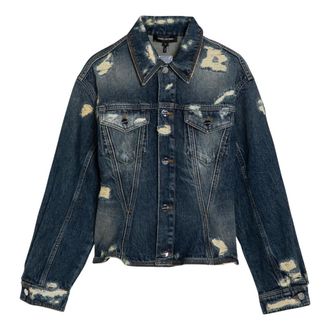 Marc Jacobs Denim Jackets, female, Blue, XS, Denim Jacket for Stylish Look