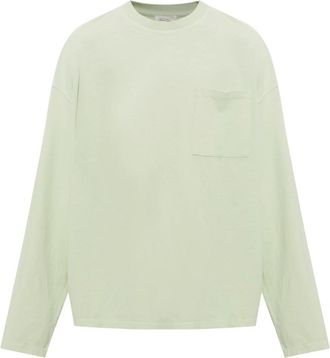 American Vintage Tops, Heren, Groen, M/L, Katoen, Afoma T-shirt