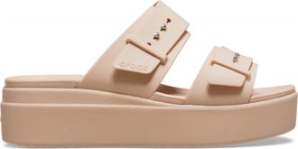 Crocs Damessandaal Crocs Brooklyn Buckle Sandaal in Roze