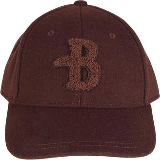 Ballantyne Cappellino da baseball in melton - - Accessories - Donna - Marrone - ONE SIZE