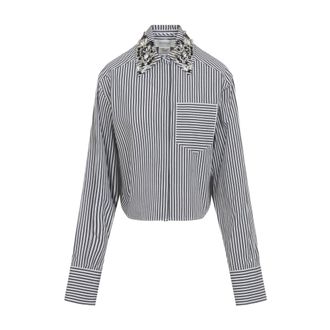 Sportmax Sportmax, Shirts, female, Black, Size: XS Quagga Shirt