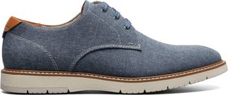 Florsheim Mens Vibe Canvas Plain Toe Oxford Shoes - Medium Width In Blue