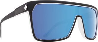 Spy Mens Flynn Sunglasses, Whitewall - Happy Gray Green W/Lt Blue Spectra, 134 cm