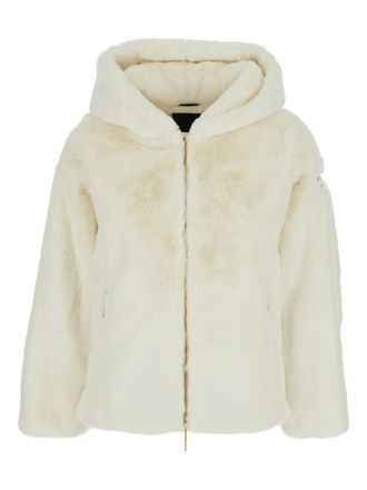 Tatras Impermeabile Yumola con cappuccio e logo - Toni neutri