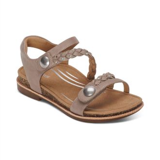 Aetrex Womens Jenn Sandals In Taupe