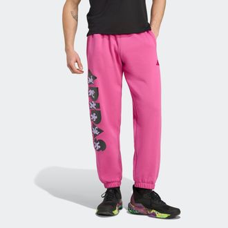 adidas Sporthose ADIDAS PERFORMANCE M JS PANTS, Damen, Gr. XXL, N-Gr, rosa (semi lucid fuchsia), Obermaterial: 100% Baumwolle, Hosen Sporthose