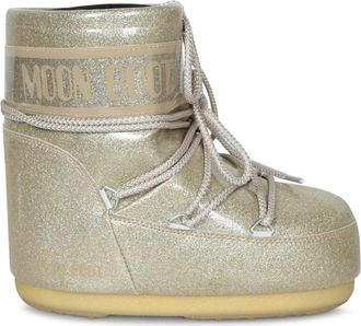 Moon Boot Icon Low Metallic Boots - Dames - Winterlaarzen - Geel - 36 EU - Leer - Schoenen