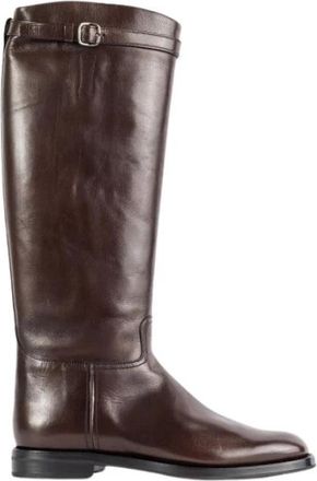 Churchs Bruin lederen Michelle laarzen - Dames - Hoge Laarzen - Bruin - 40 EU - Leer - Schoenen