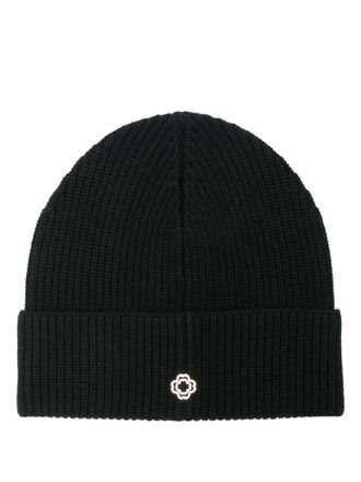 Maje knitted beanie - women - Wool - One Size - Black