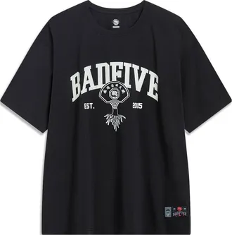 Li-Ning BadFive Short Sleeve T-shirt Black ATST547-3
