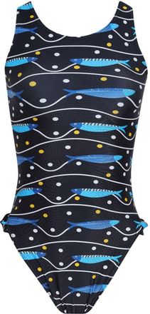 Brigitte Costume da bagno con stampa - Blu