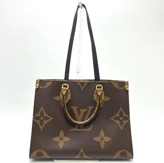 Louis Vuitton Brown Monogram Reverse Tote Bag (Pre-Owned)