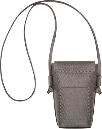 Longchamp Womens Mini Bag Epure Grey Leather Calf