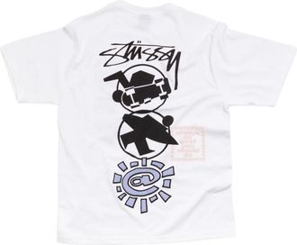 St&uuml;ssy x Always Do What You Should Do Stack T-Shirt White 3904049-WHIT