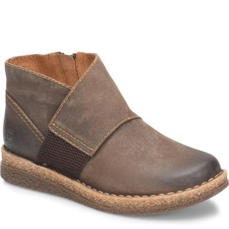 Born Womens Wet Weather Distressed Booties In Grey Distressed