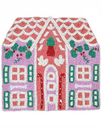 Tiramisu Pink Gingerbread House Placemat